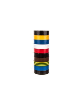 Taśma izolacyjna 19mm x 20m PCV multikolor F61999 /10szt./