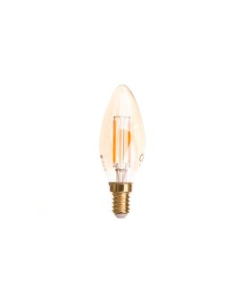 Żarówka LED 2W E14 A60 170lm 2200K świeczka VINTAGE Z74300