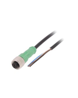 1404408 Kabel do czujników/automatyki, M12, Ilość pinów: 4, proste, 5m, wtyk, 4A