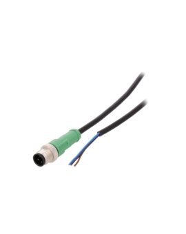 1414437 Kabel do czujników/automatyki, M12, Ilość pinów: 3, proste, 10m, wtyk, 4A
