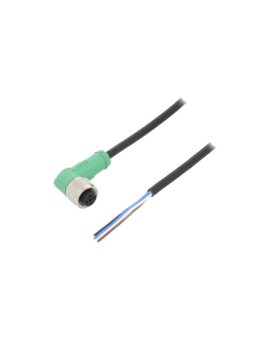 1415608 Kabel do czujników/automatyki, M12, Ilość pinów: 4, kątowe, 10m, wtyk, 4A