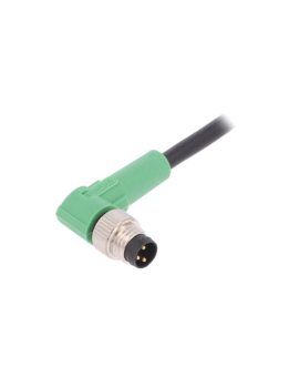 1415866 Kabel do czujników/automatyki, M8, Ilość pinów: 3, kątowe, 3m, wtyk, 250VAC
