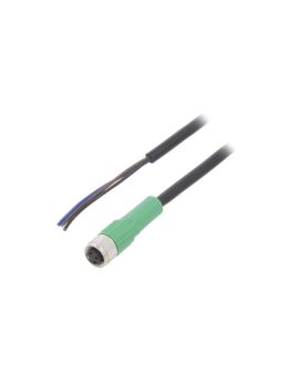 1510748 Kabel do czujników/automatyki, M8, Ilość pinów: 3, proste, 5m, wtyk, 250VAC