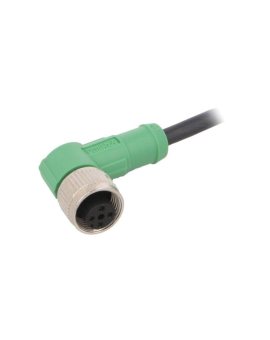 1668221 Kabel do czujników/automatyki, M12, Ilość pinów: 4, kątowe, 1.5m, wtyk