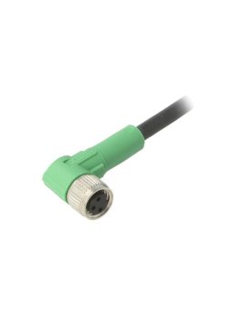 1669741 Kabel do czujników/automatyki, M8, Ilość pinów: 3, kątowe, 3m, wtyk, 60VAC