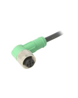 1669864 Kabel do czujników/automatyki, M12, Ilość pinów: 5, kątowe, 3m, wtyk, 60VAC