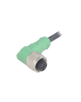 1681389 Kabel do czujników/automatyki, M12, Ilość pinów: 4, kątowe, 10m, wtyk, 4A