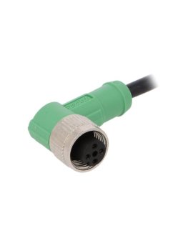 1693526 Kabel do czujników/automatyki, M12, Ilość pinów: 4, kątowe, 3m, wtyk, 4A