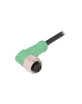 1693539 Kabel do czujników/automatyki, M12, Ilość pinów: 4, kątowe, 5m, wtyk, 4A