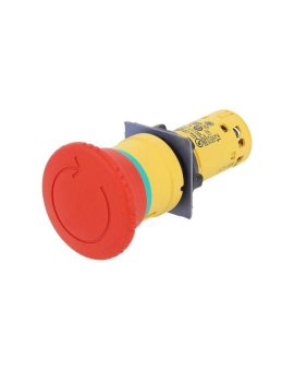 XB7NS8444 Przełącznik bezpieczeństwa 22mm Poz.stab: 2 NC x2 czerwony