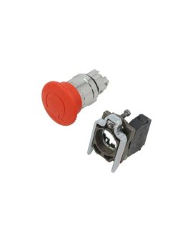 XB4BS8442 Przełącznik bezpieczeństwa 22mm Poz.stab: 2 NC czerwony