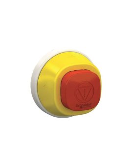 ZB5AS84W3B Przełącznik bezpieczeństwa 22mm Poz.stab: 2 czerwony LED 24V