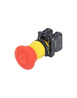 XB5AS8445 Przełącznik bezpieczeństwa 22mm Poz.stab: 2 NC + NO czerwony