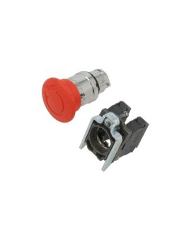 XB4BS8445 Przełącznik bezpieczeństwa 22mm Poz.stab: 2 NC + NO czerwony