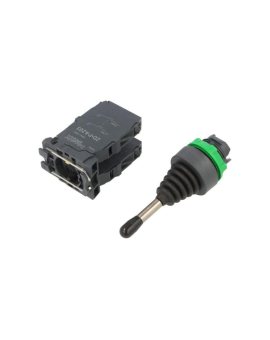 XD5PA24 Przełącznik joystick 22mm Poz.stab: 1 NO x4 czarny IP66