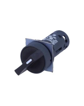XB7ND21 Przełącznik obrotowy 22mm Poz.stab: 2 NO czarny IP65
