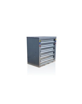 Wentylator szczytowy z żaluzją TKZ-90 wyciągowy 22 000 m3/h