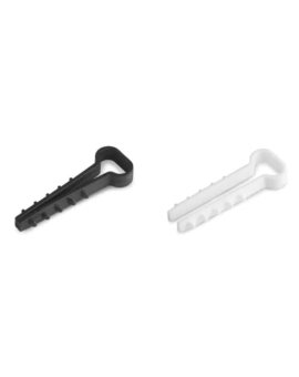 uchwyt szybkiego montażu płaski 10x5mm100 sztuk czarne