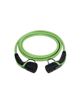 Przewód ładowania 22kW/32A/3f Type2-Type2 5m green