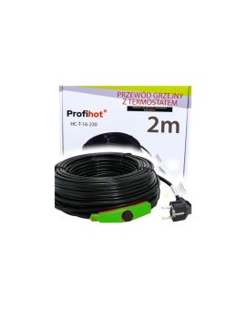 KABEL GRZEWCZY z TERMOSTATEM 230V 32W 2M
