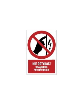 ZNAK - GC064 Zakaz wjazdu na rowerach 20 x 30 cm KN - Folia podłogowa