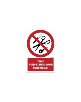 ZNAK - GC070 Zakaz wylewania oleju ozpuszczalników substancji żrących itp. 30 x 45 cm TS - Płyta TD foto.