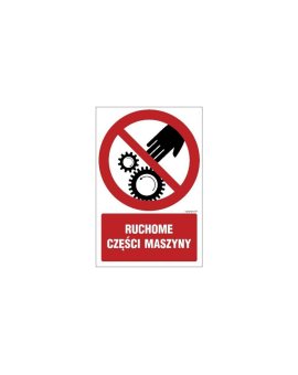 ZNAK - GC072 Ruchome części maszyny - opakowanie 10 sztuk 5 x 7,5 cm PN - Płyta 1mm