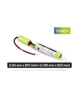 Pakiet akumulatorów NiMH 3,6V 4000mAh HT do oprawy Starlet External 5W 3H - (L50 x Ø27) + (L100 x Ø23) / 94911