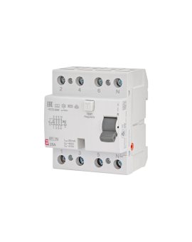 Wyłącznik różnicowoprądowy 4P 25A 0,03A typ A 6kA EFI6-P4 A 25/0.03 002061661