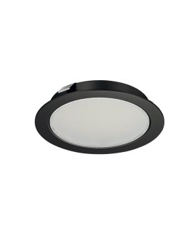 Oprawa punktowa, czarna, Häfele Lighting LED 2047, 12V (monochromatyczna), 3000K, 83372650