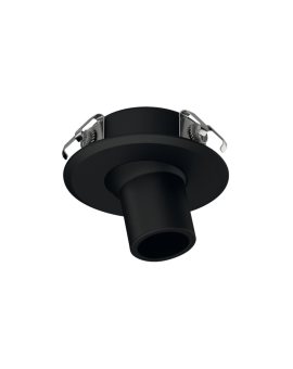Oprawa punktowa, czarna, Häfele Lighting LED 2093, 12V (monochromatyczna), wpuszczana, 3000K, 83372076