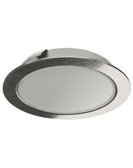 Oprawa punktowa, kolor stali nierdzewnej, Häfele Lighting LED 2047, 12V (monochromatyczna), 3000K, 83372630