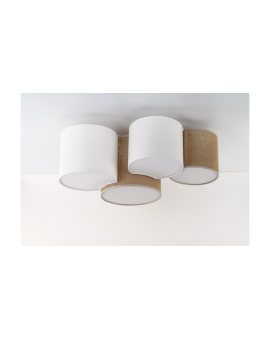 Lampa sufitowa boho z czterema kloszami MONA JUTA na E27 5908 TK Lighting