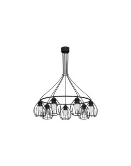 Lampa Wisząca DON BLACK 7xE27 MLP752 Milagro