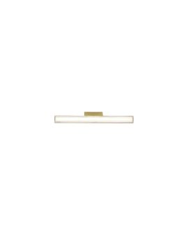 Kinkiet Linea 45cm z modułem LED szklany klosz złote elementy do salonu LP-0510/1W-45 GD Light Prestige