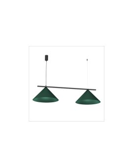 Lampa wisząca CAPITAL BLACK/GREEN 2XGX53 MLP1529 Milagro