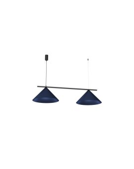 Lampa wisząca CAPITAL BLACK/NAVY BLUE 2XGX53 MLP1531 Milagro