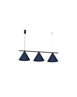 Lampa wisząca CAPITAL BLACK/NAVY BLUE 3XGX53 MLP1532 Milagro
