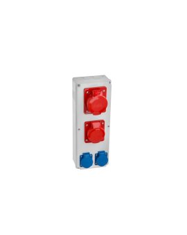 VIPLAST Rozdzielnica Gniazdo Vertical 32/5 + 16/5 + 2x250V