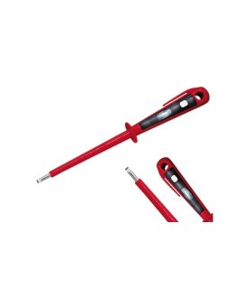 Tester napięcia Euro LxW 14x3, 5 mm, zakres pomiarowy V 125-250 AC, rozmiar 190 mm