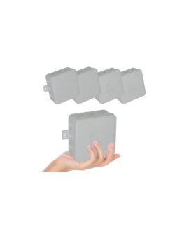VIPLAST Puszka V7 Bryzgoszczelna Szara IP54 5 Sztuk