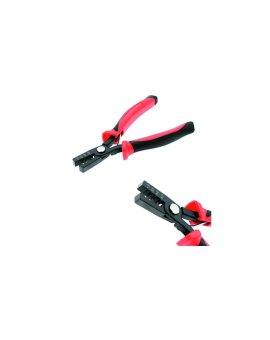Szczypce do zaciskania z wcięciem do zaciskania 0,5-2,5 mm², długość 140 mm