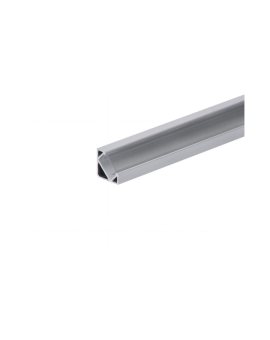 Profil led Corner 1m anodowany z osłoną przeźroczystą CLF