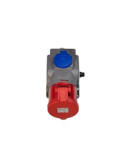 VIPLAST Gniazdo siłowe stałe KOMBI 32A + 250V z Bezpiecznikiem FUSE