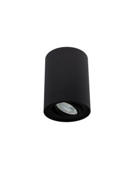 Oprawa Natynkowa HALOGENOWA Spot Tuba Ruchoma AMAT-L GU10 Okrągła Czarna 115mm LUMILED