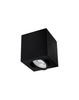 Oprawa Natynkowa HALOGENOWA Ruchoma AMAT-M GU10 LUMILED Kwadratowa Czarna 84mm