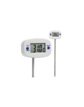Termometr/sonda do żywności, GreenBlue, długość sondy 15cm, zakres temp. -50 st. C do +300 st. C., dokładność 0, 1 st. C, GB382