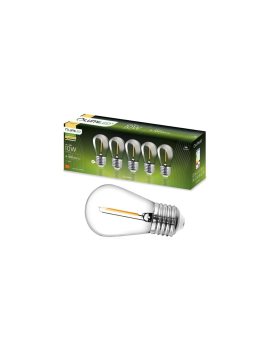 5x Żarówka LED E27 ST14 1W = 10W 2700K Ciepła 100lm Filament do Girlandy LUMILED