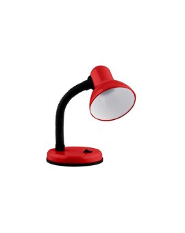 Lampka Biurkowa Stołowa Regulowana Szkolna Nocna E27 Czerwona