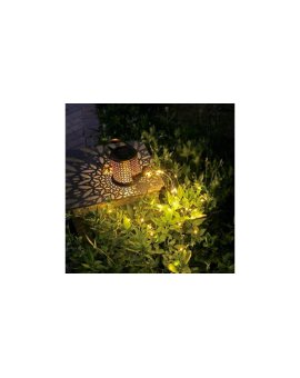 Lampa Ogrodowa LED Solarna Wbijana Konewka ROSA Miedziana IP44 3000K Lumiled